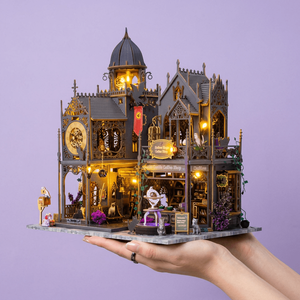 Magic Castle DIY miniature house kit front view